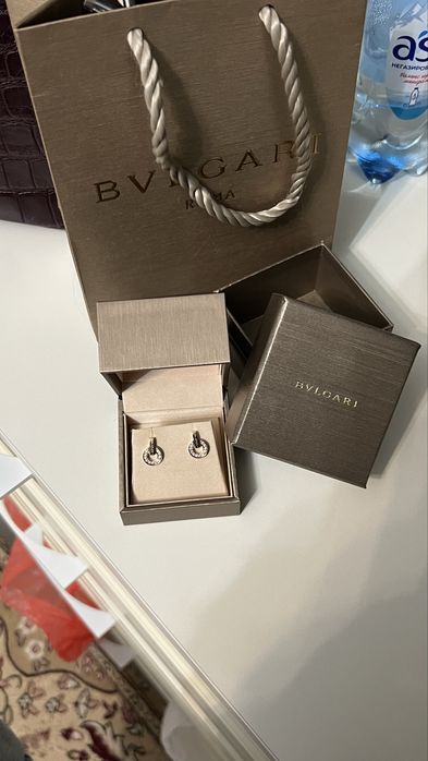 Серьги bvlgari (original)