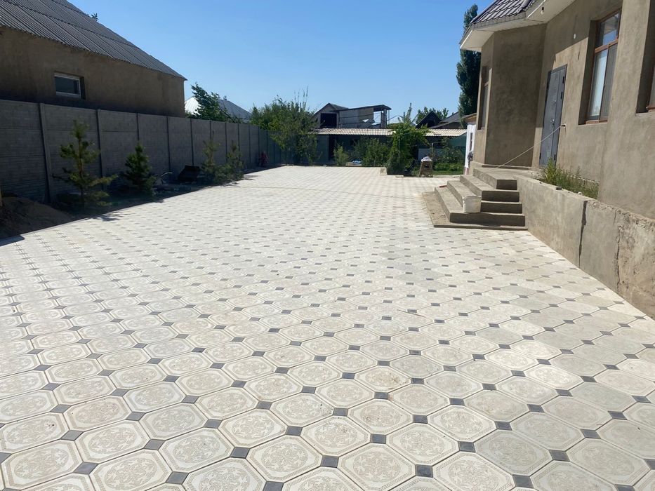 Укладка брусчатки тротуарный плитки