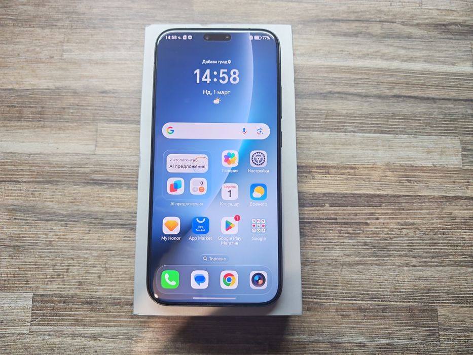 Нов Honor Magic 8 Pro 12 GB RAM 512 GB ROM 24м гаранция