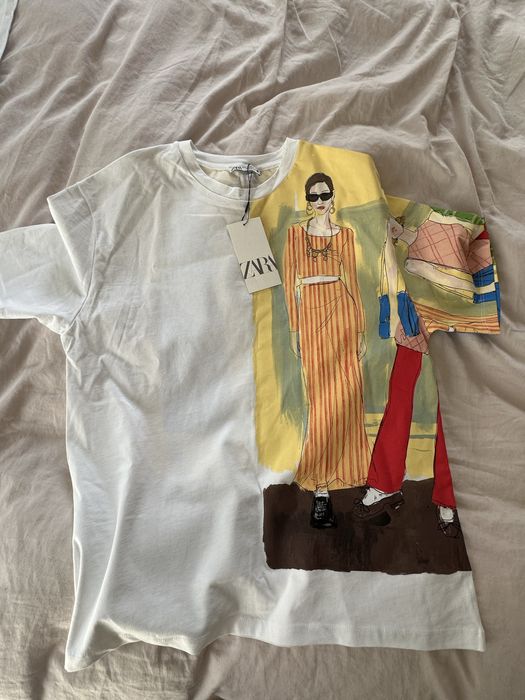 Нова дамска тениска Zara, M