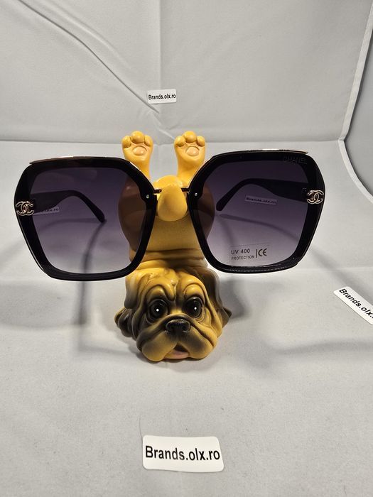 Ochelari de soare Coco Chanel, negri, 8711, made in Italy