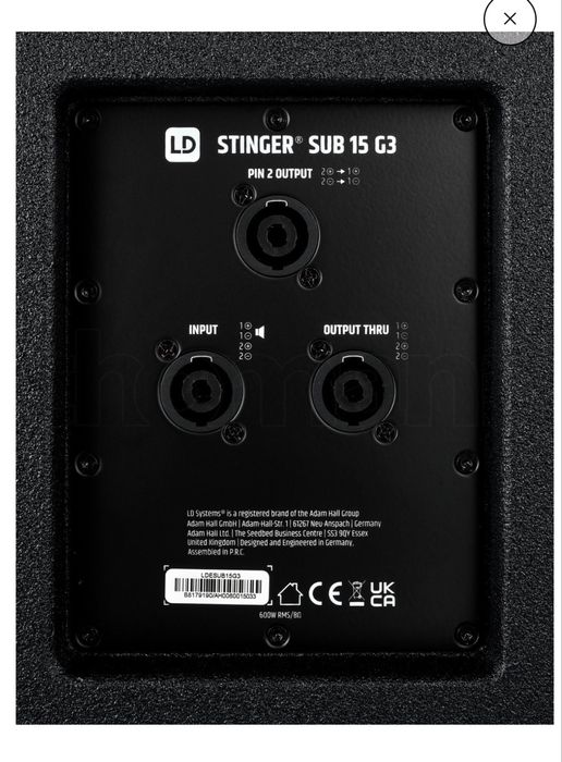 Subwoofer LD System 15G3