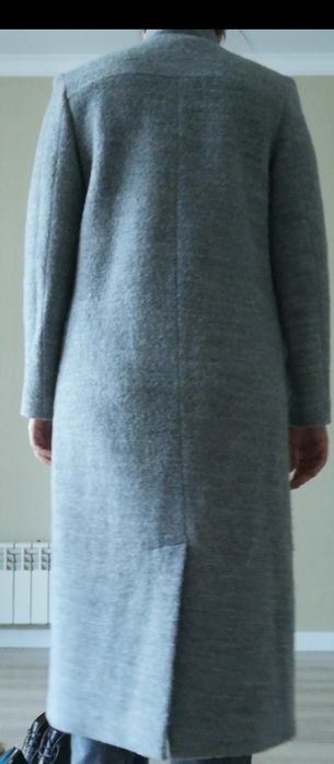 Пальто осеннее серое