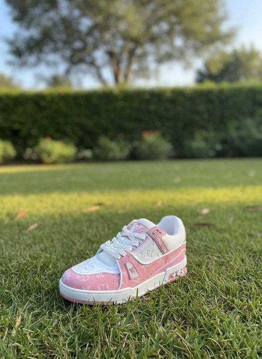 Adidasi LV Trainers Roz - Louis Vuitton Trainers PREMIUM