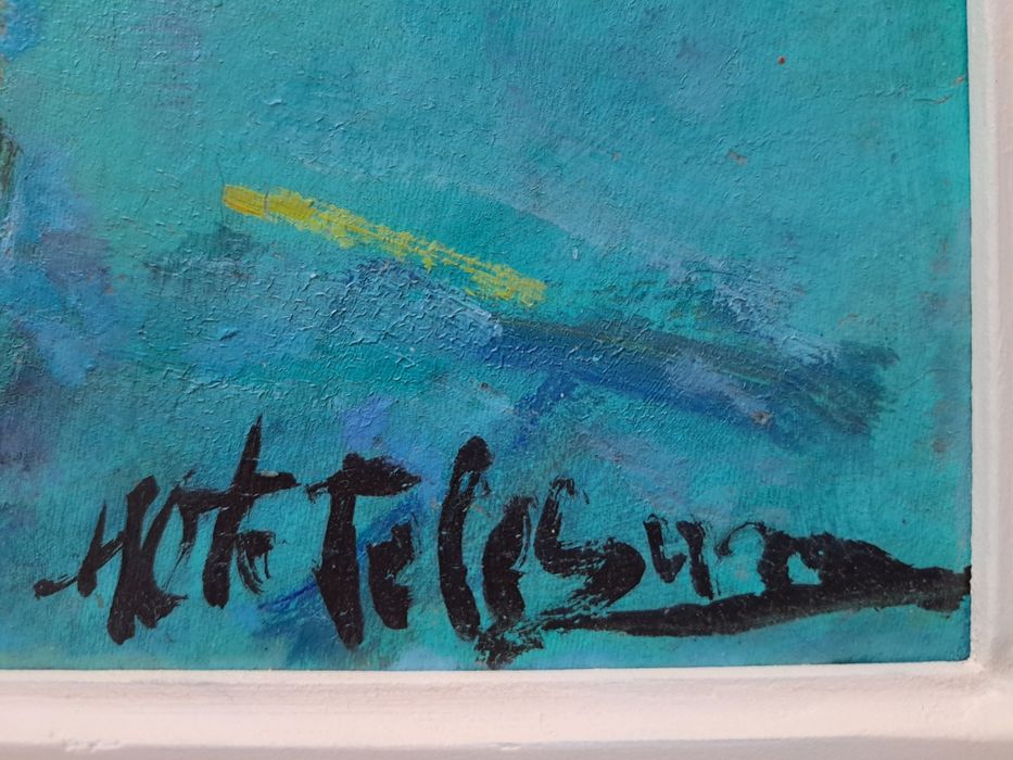 Pictură,2 buc."Lalele"și"Părăluțe",Maria Otilia(Măriuca) Oteteleșanu
