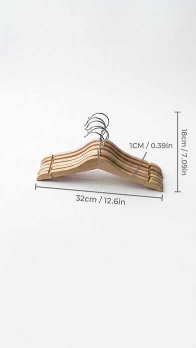 Деревянные вешалки-плечики Zara Home