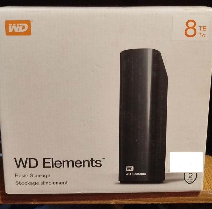 Внешний жёсткий диск Western Digital 8 Терабайт