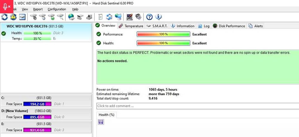Hard Disk laptop WESTERN DIGITAL Blue WD10JPVX 1TB, 5400rpm 8Mb SATA III