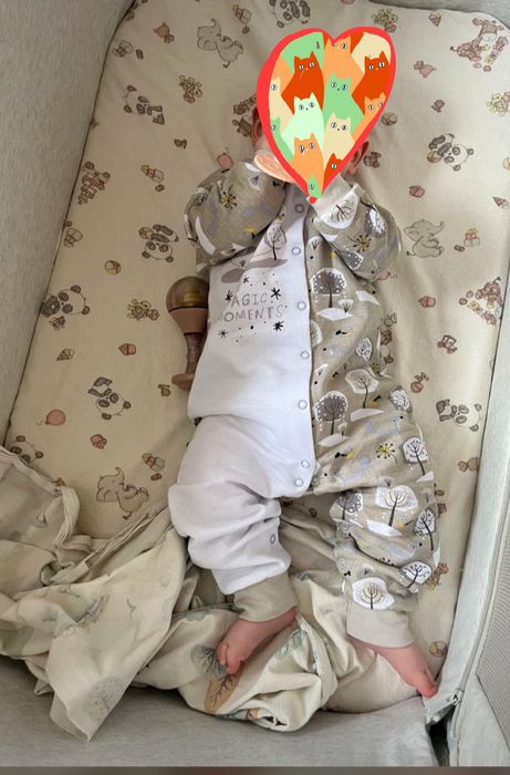 Продам слип 86 размер и кокон для новорожденных