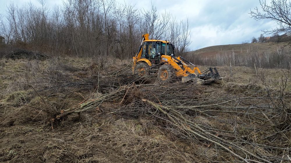 Umplutura beton spart sau pamant, Ridicare nivel cota Teren, Defrisat