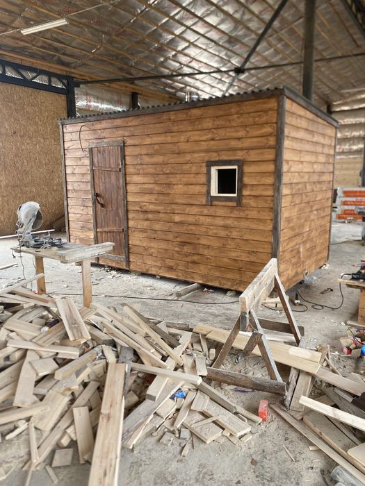 Мобильные бани изготовление