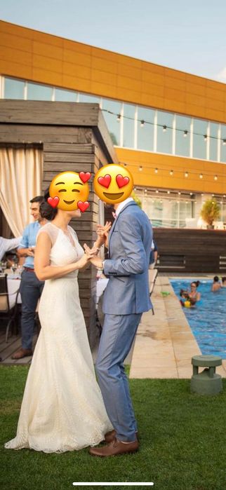 Rochie mireasa din mătase Divine Atelier