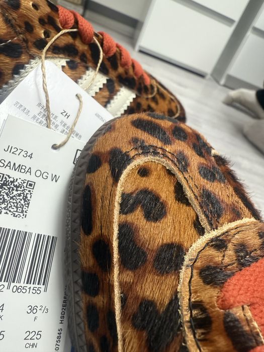 Adidas Samba OG Preloved Red Leopard sneaker