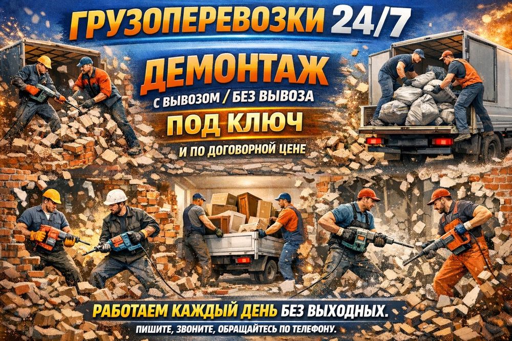 Демонтаж Вывоз Газель