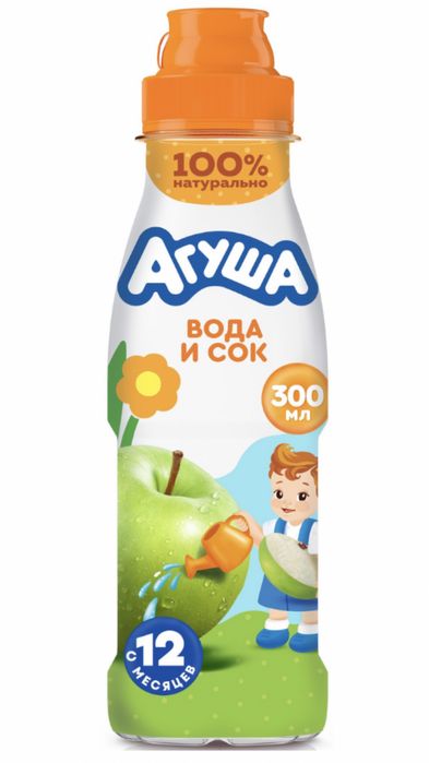 Оптом Агуша напиток сокосодержащий вода и сок 300 мл