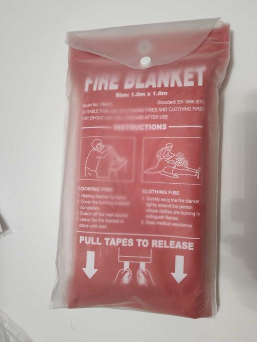 Pătură ignifuga, antifoc Putogesafe 100x100 cm – certificată EN1869