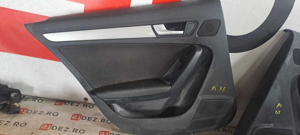 Tapiterii usi / Fete de usa pentru Audi A4 B8 , stanga fata , spate / dreapta fata , spate Masina cu volan pe stanga !