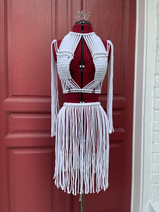 Rochii de plaja din snur macrame- 650 lei