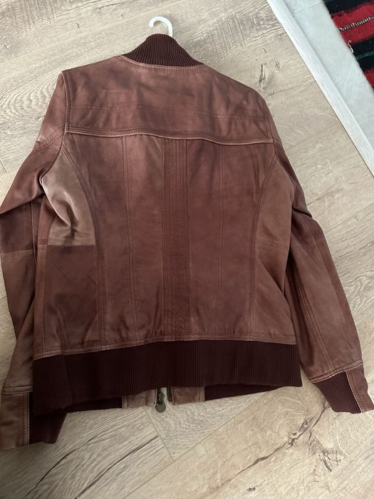 Geaca maro din piele naturala UNISEX