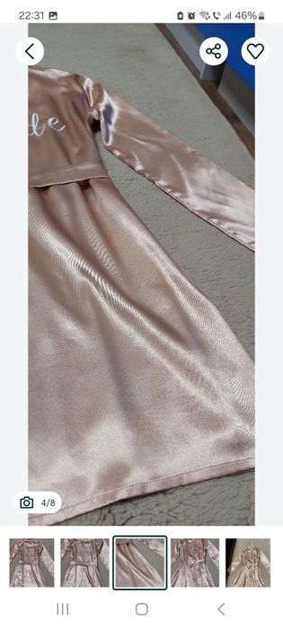 Halat roz pudrat "Bride"