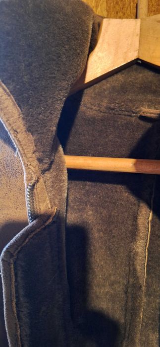 Мъжки кожух естествен велур с топъл хастар ново отговаря на 4ХL