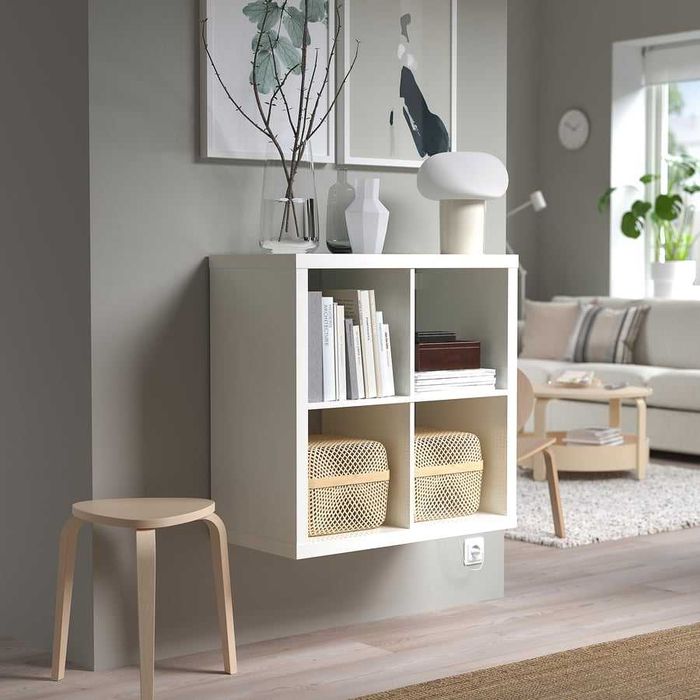 Etajera si polita / mobilier alb KALLAX IKEA