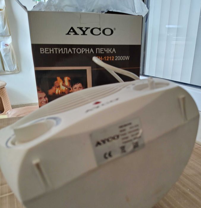 Вентилаторна печка Ayco AFH-1212-2000 w