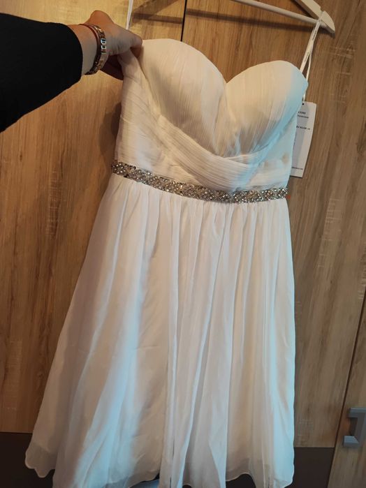 Рокля MASCARA  бяла размер 42