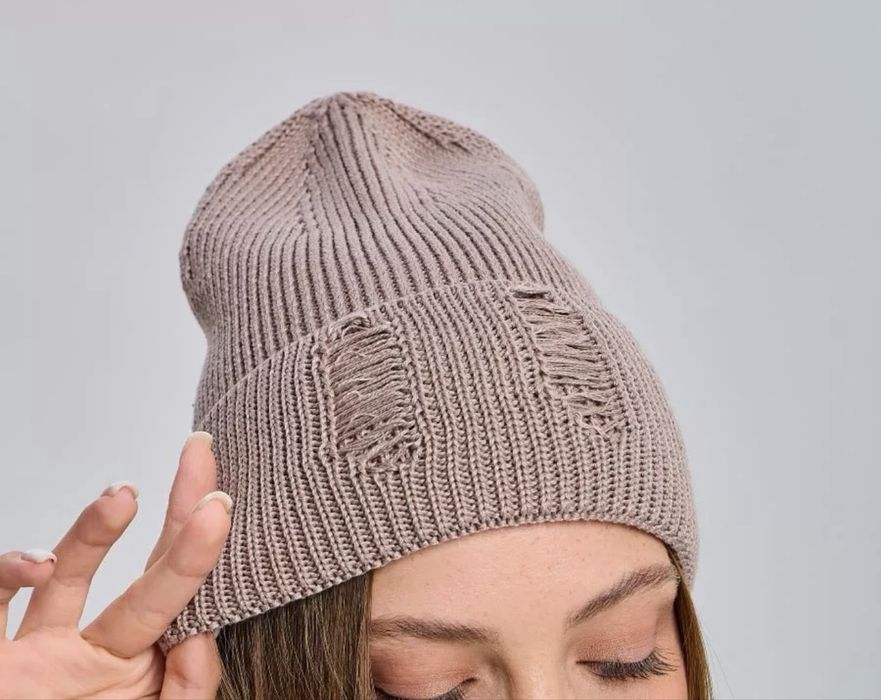 Шапка рванка женская