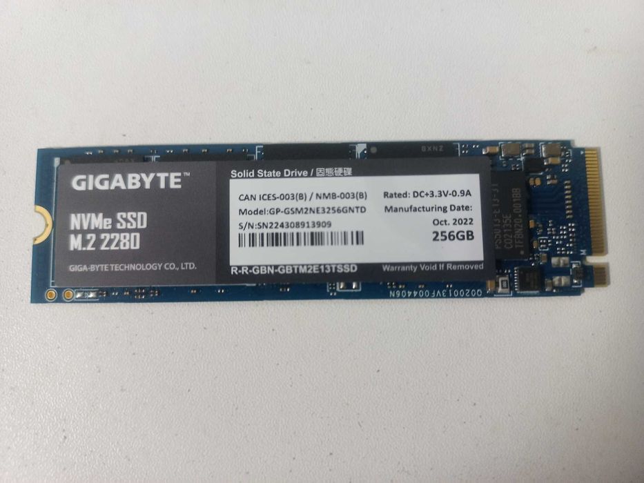SSD Gigabyte gp-gsm2ne3256gntd 256G