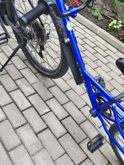 Bicicletă tandem copii