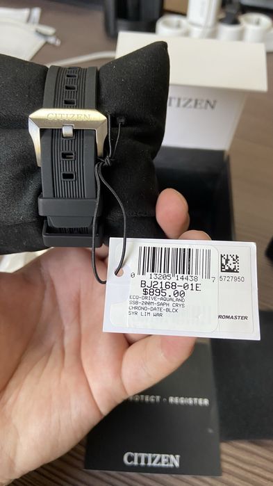 Часы Citizen Promaster  BJ2168-01E оригинал новый