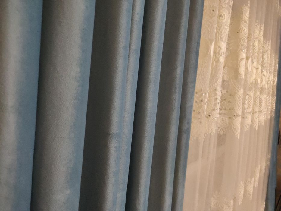 Продам комплект тюль, шторы и гардину