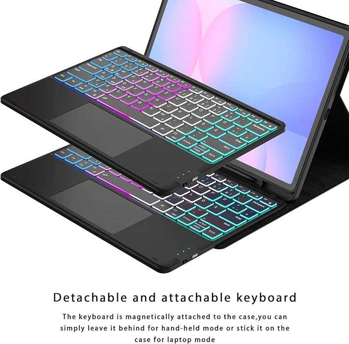 Husă pentru Samsung Tab S10 FE+ Plus 13,1 inci cu tastatură