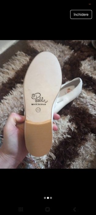 Pantofi din piele fete