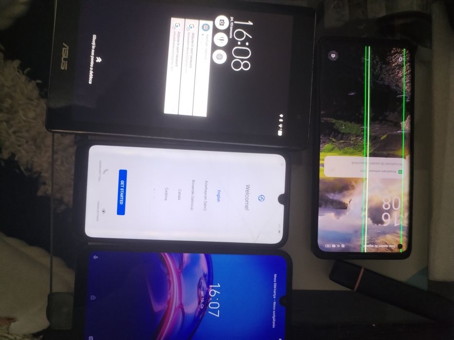 Lot electronice la pachet telefon, tableta