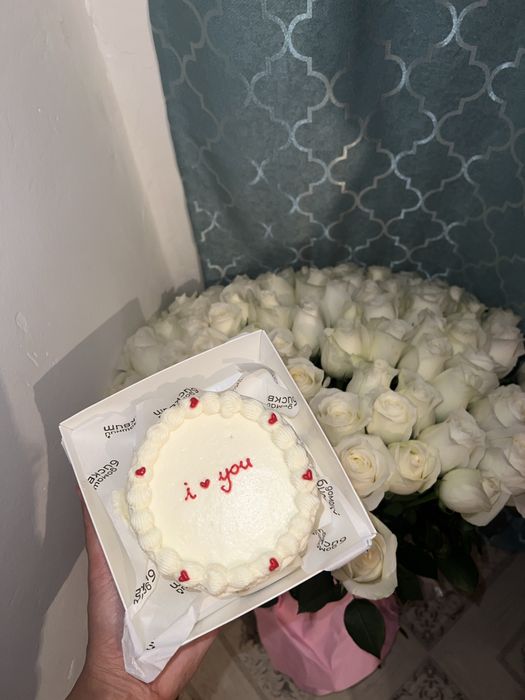 Белый розыы 101 свежый  б/у