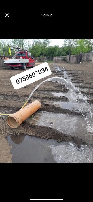 Foraje puturi apa. Mecanizat si manual