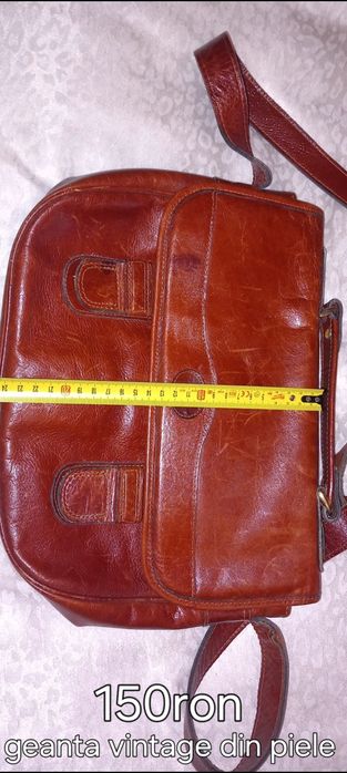 Genți vintage din piele