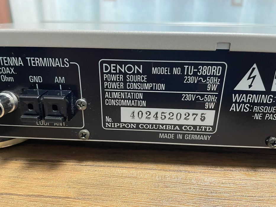 Denon TU-380RD Stereo Tuner AM/FM