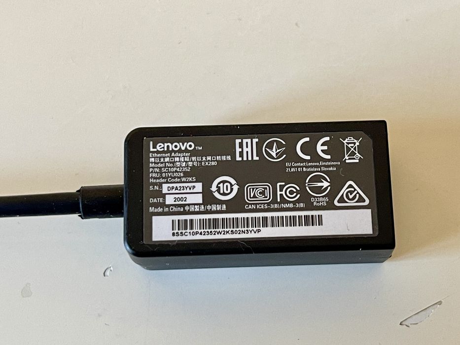 Adaptor Lenovo Ethernet Extension Cable Gen 2