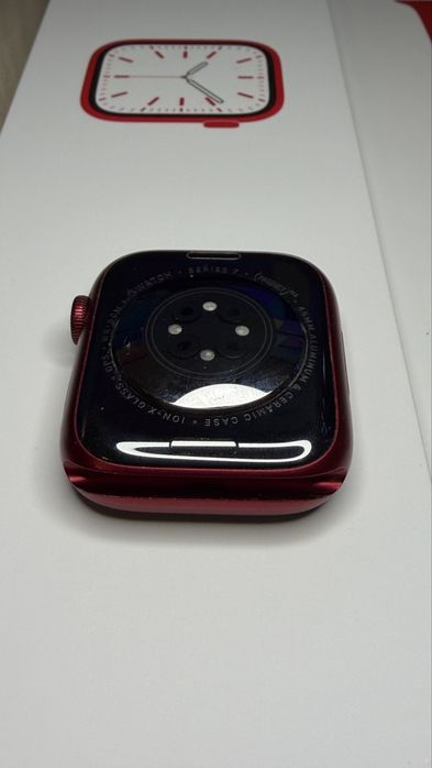 Apple Watch Series 7 Product(RED) 45mm GPS + Curea Originală