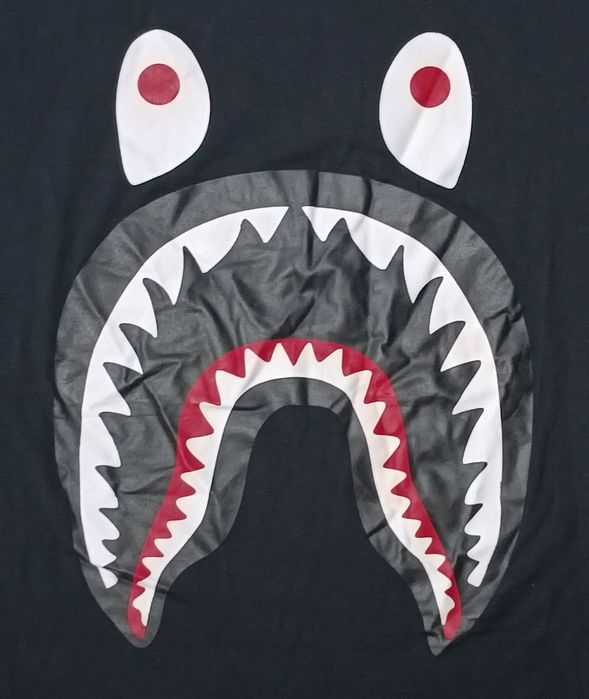 A Bathing Ape Bape Shirt тениска S памучна черна фланелка