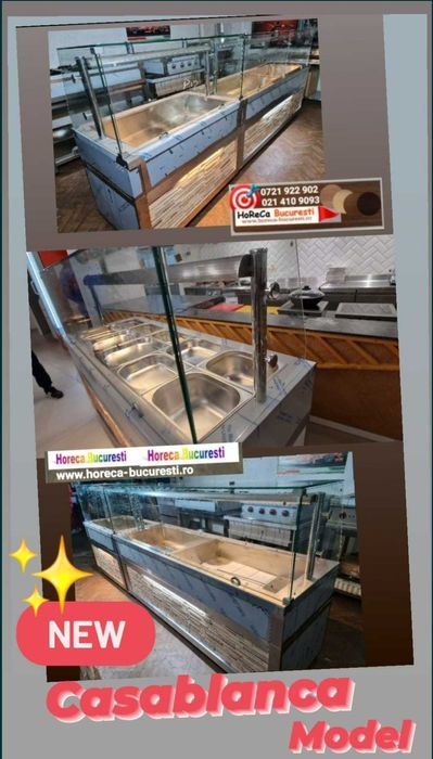 Linie AUTOSERVIRE / BAIN marie 3GN-6GN / Vitrina CALDA 3GN-6GN /