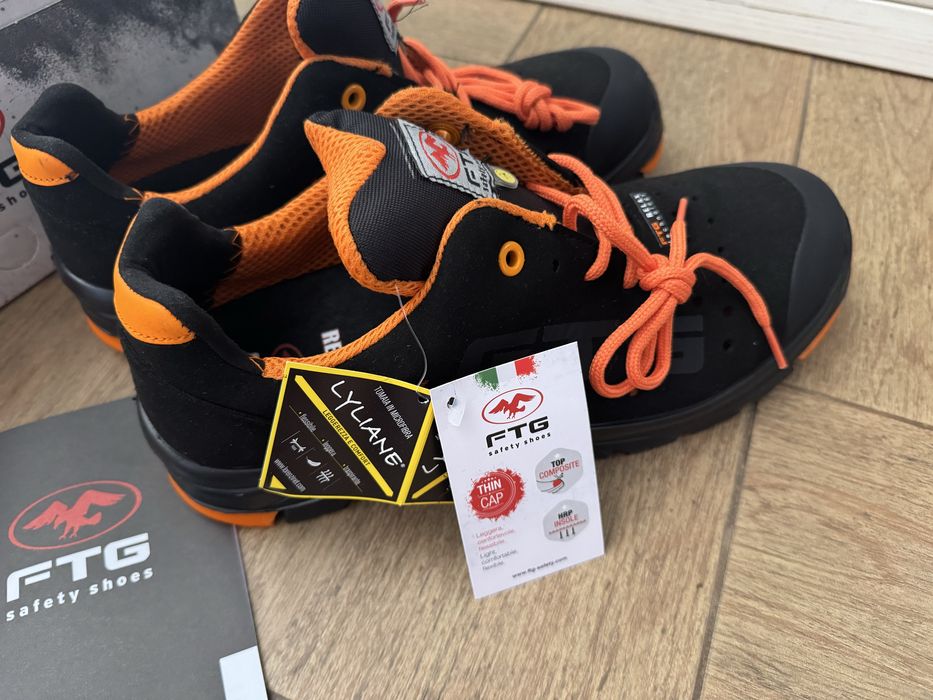 ЧИСТО НОВИ много здрави сейфти обувки за работа, преходи,с подсилено бомбе на пръстите и петата