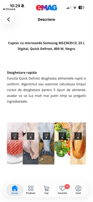 Cuptor Microunde Samsung