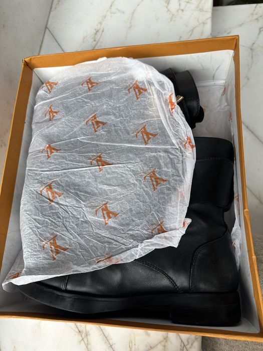 Дамски ботуши Louis vuitton естествена кожа 37 номер промо цена