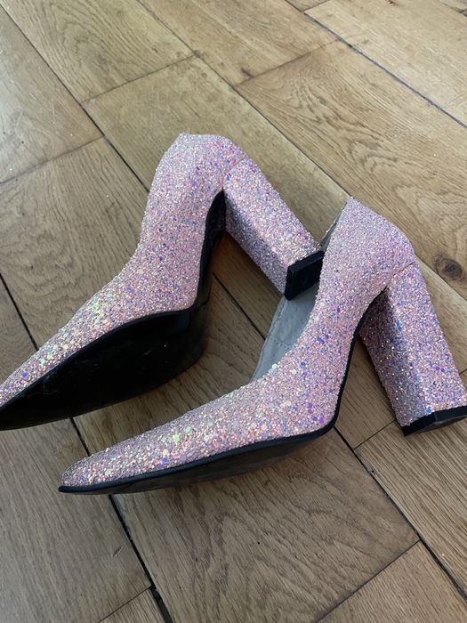 Pantofi glitter roz 37-38