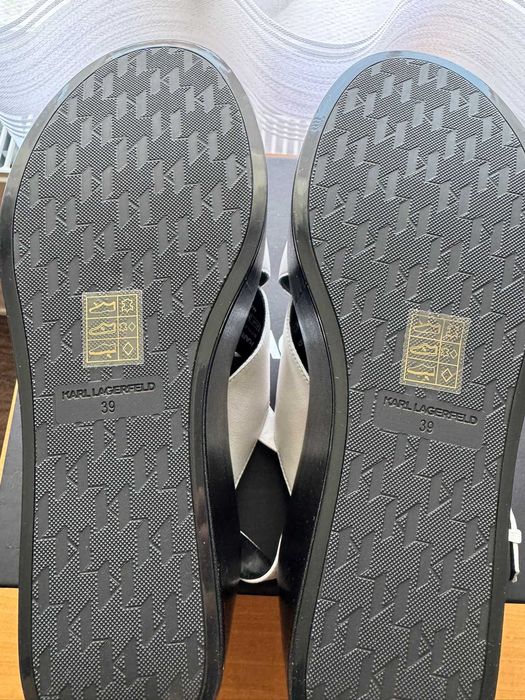 Sandale piele Karl Lagerfeld