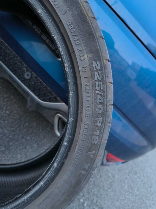 Vand 4 anvelope de vara 225 40 R18 Continental ContiSportContact 5